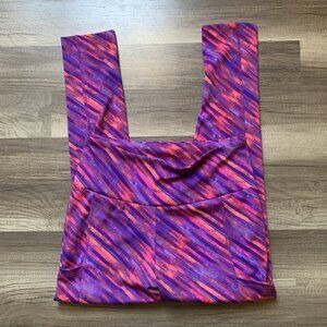 Athleisure Activewear X PBX Pro Multicolor Abstract Stripe Leggings Size Medium